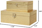 Luxe Gold Storage Basket — Set of 2 - View 8