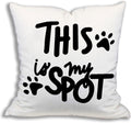 Boho Fabric Throw Pillow Cover — 18x18 — 13highland