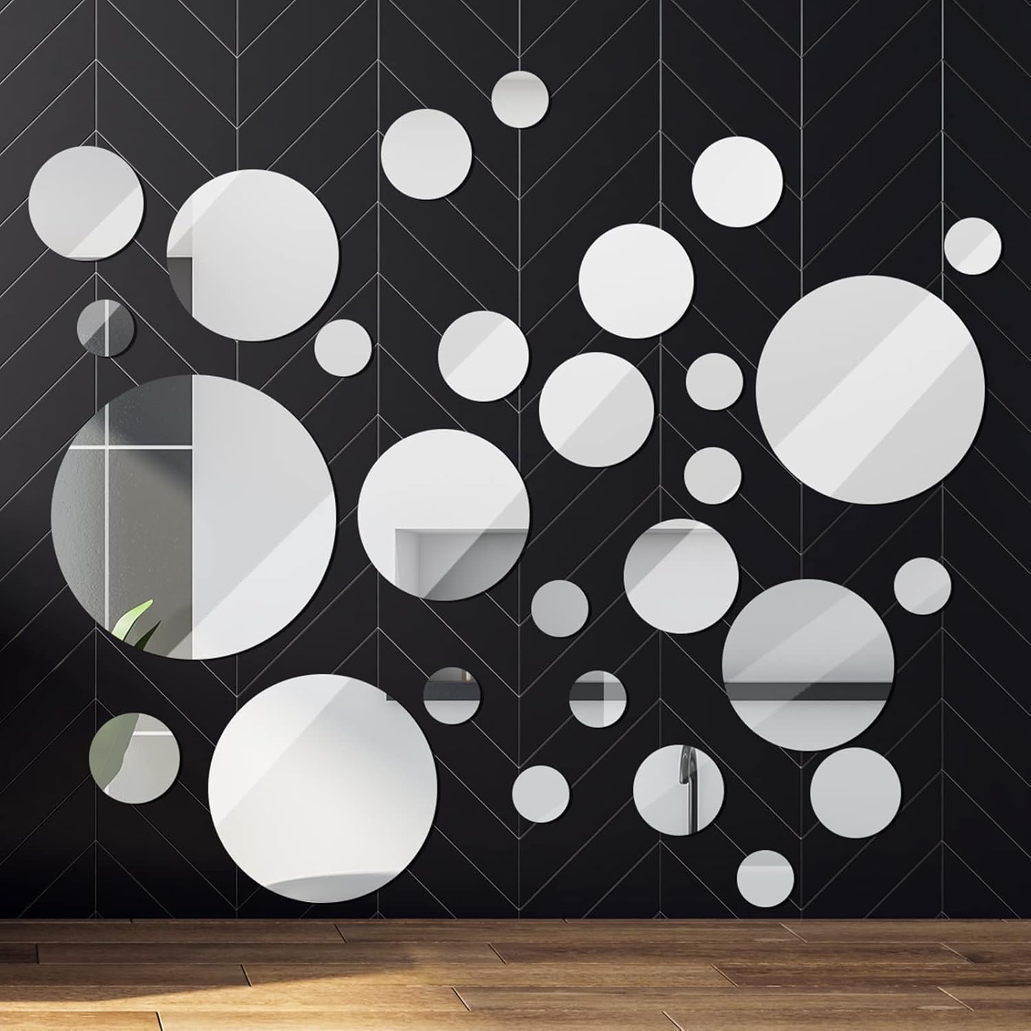 Glass Round Mirror — 10" - View 6
