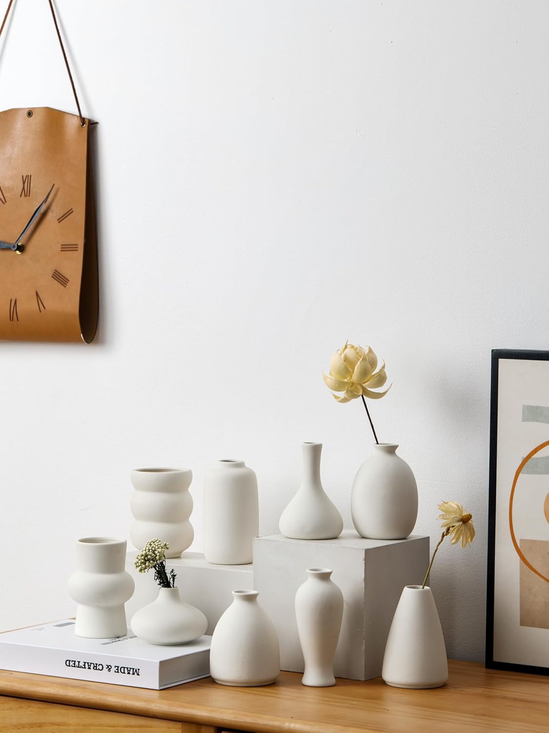 Boho Gold Vase — Set of 9 - View 4