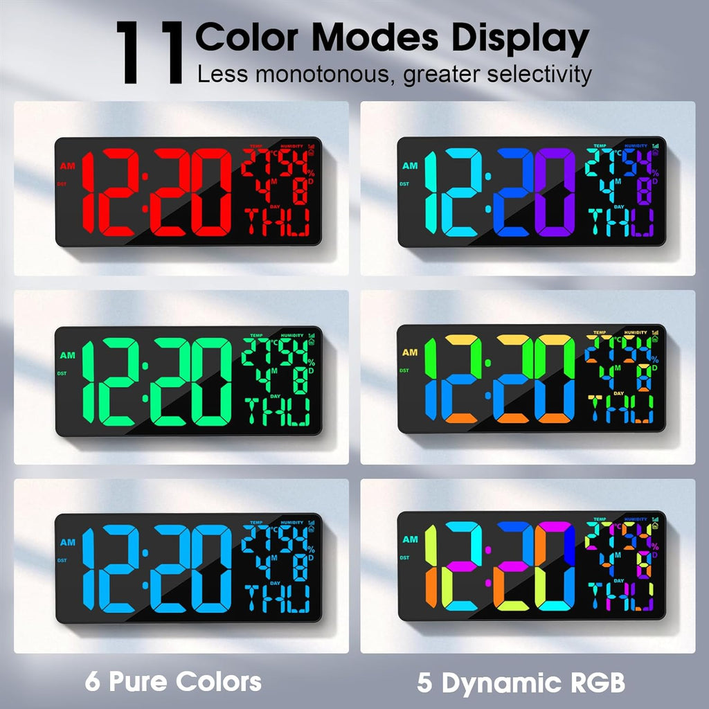 RGB Wall Clock — 18" - View 3