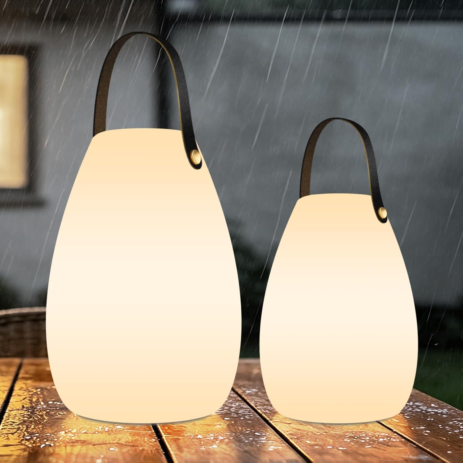 Cordless White Table Lamp — White/L+M/A