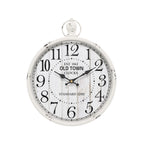 Battery Operated Farmhouse Black Wall Clock — 11.8"