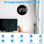Adjustable Wall Clock — 10" - View 3