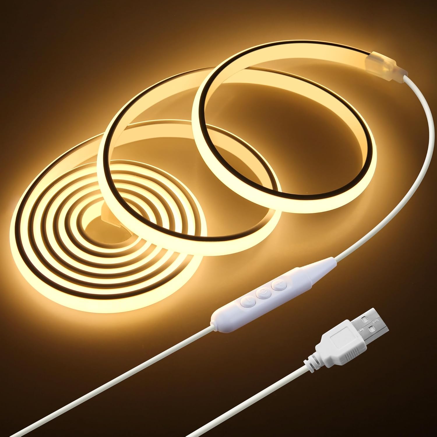Dimmable White LED Strip Light — Warm White