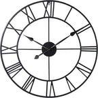 Modern Black Wall Clock — 30" — Modern Black