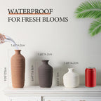 Boho Brown Decorative Vase — Set of 3 - View 3