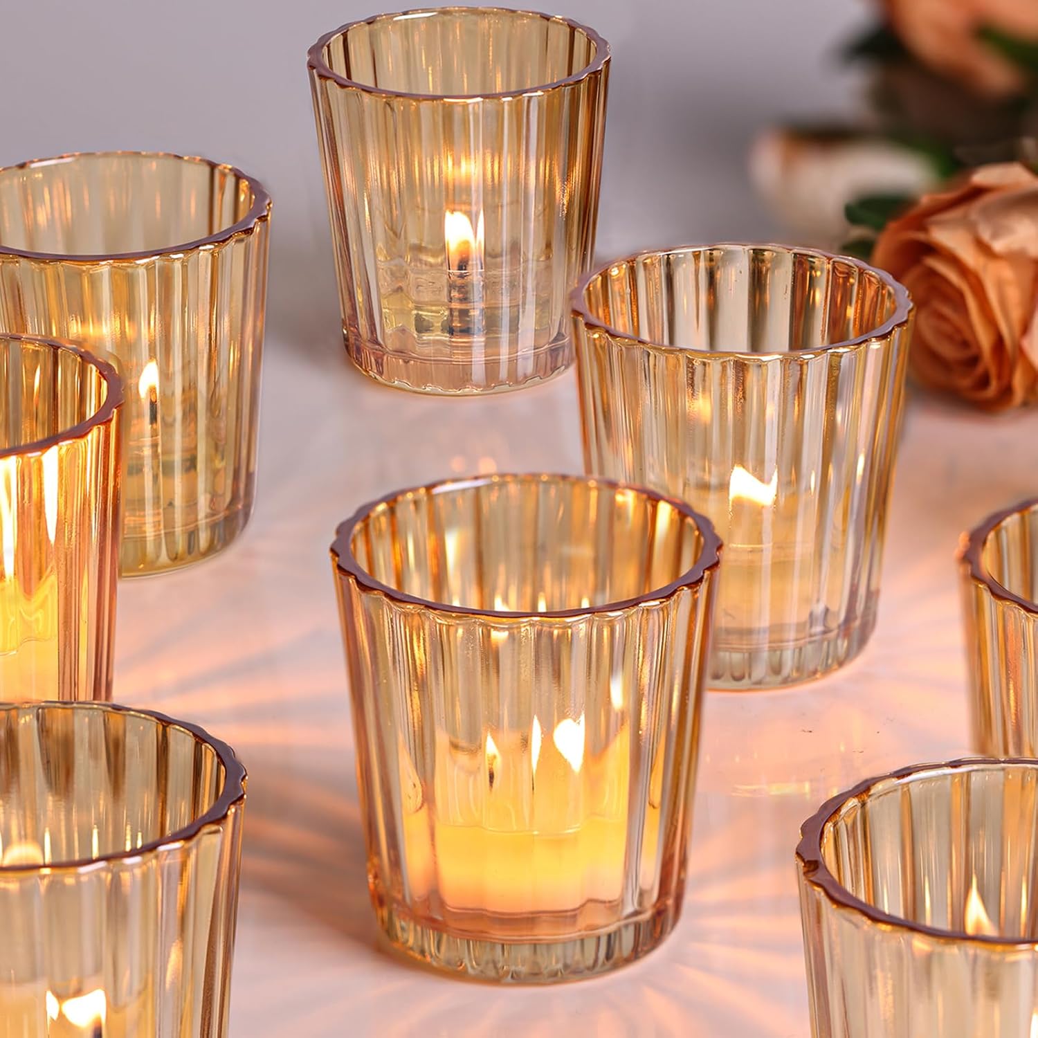 Vintage Gold Candle — Gold