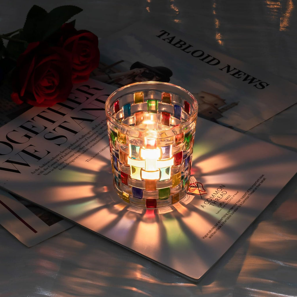 Boho Glass Candle - View 2