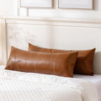 Lumbar Boho Beige Throw Pillow Cover — 36" - View 5