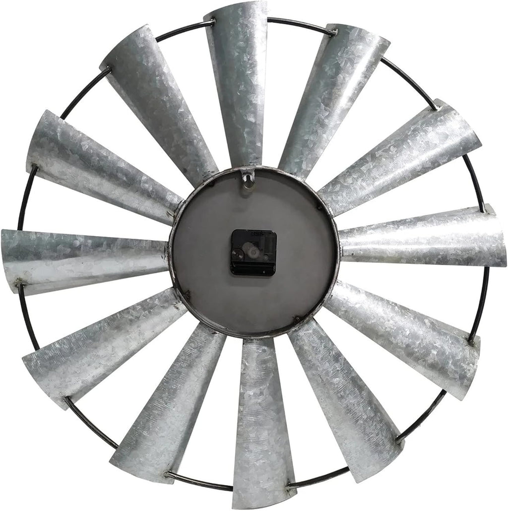 Farmhouse Metal Wall Clock — 24" - View 5