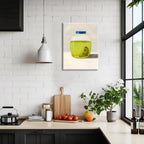 Framed Green Canvas Wall Art — 16" - View 8