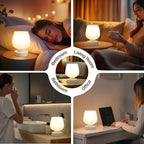 Dimmable Pink Bedside Lamp - View 6