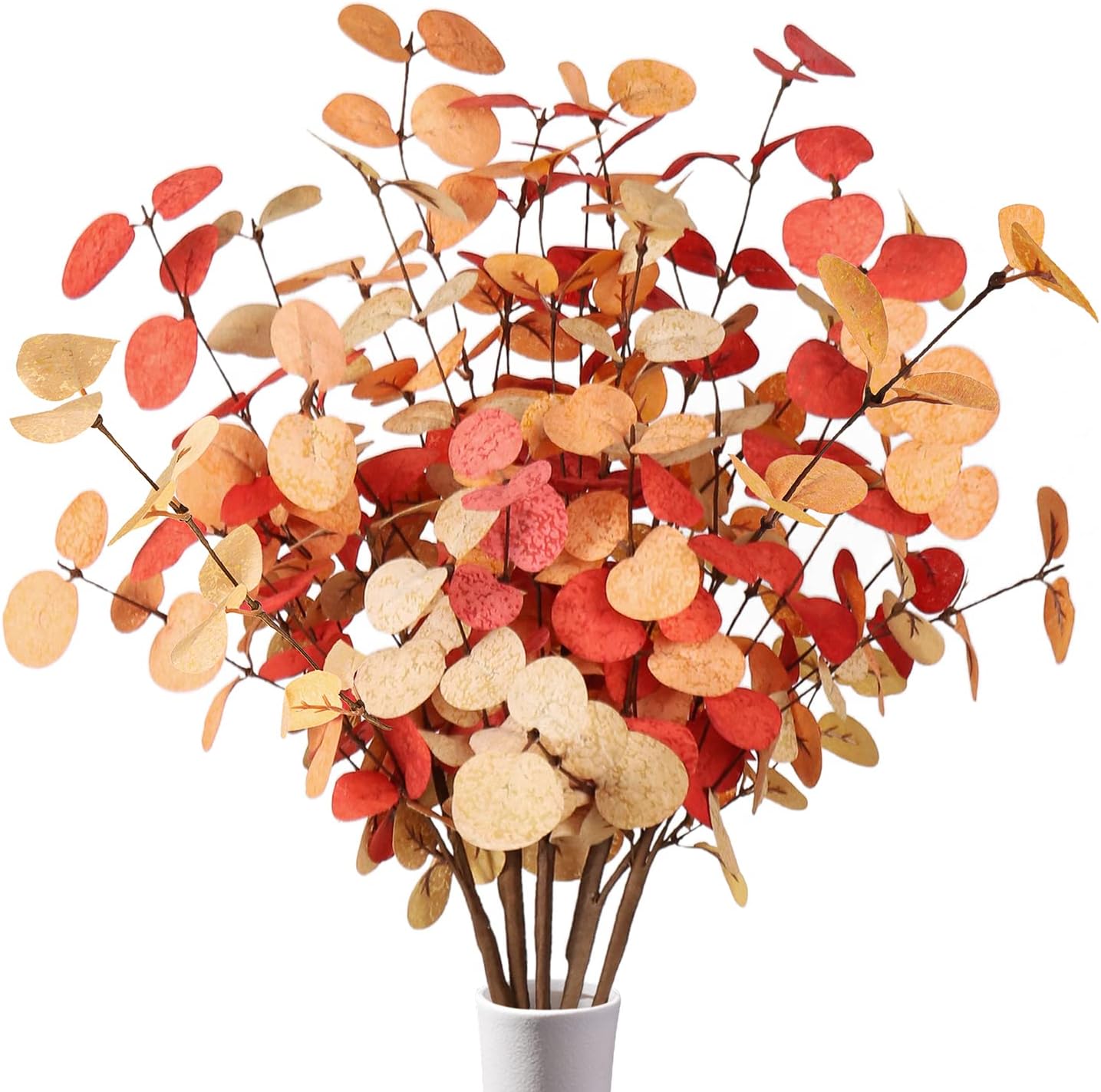 Green Artificial Plant — 24" — Orange Eucalyptus