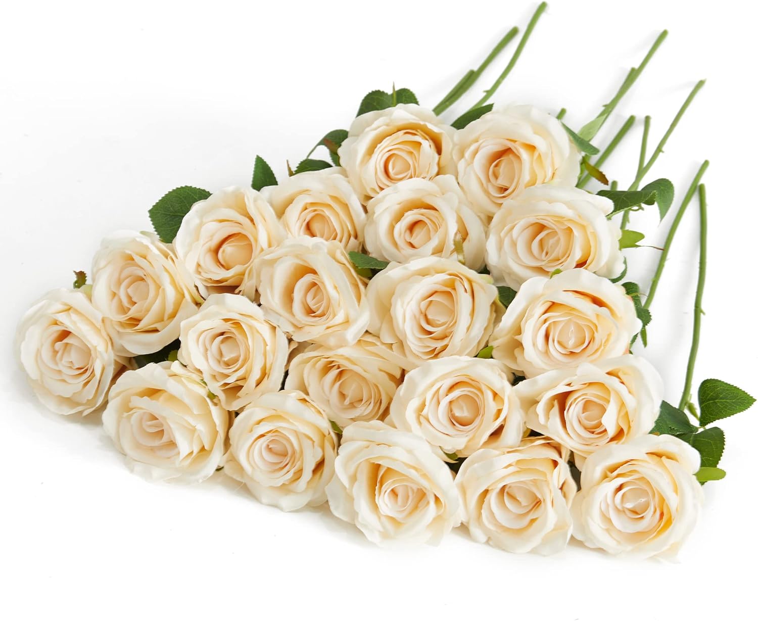Gold Artificial Flowers — Champagne-20pcs