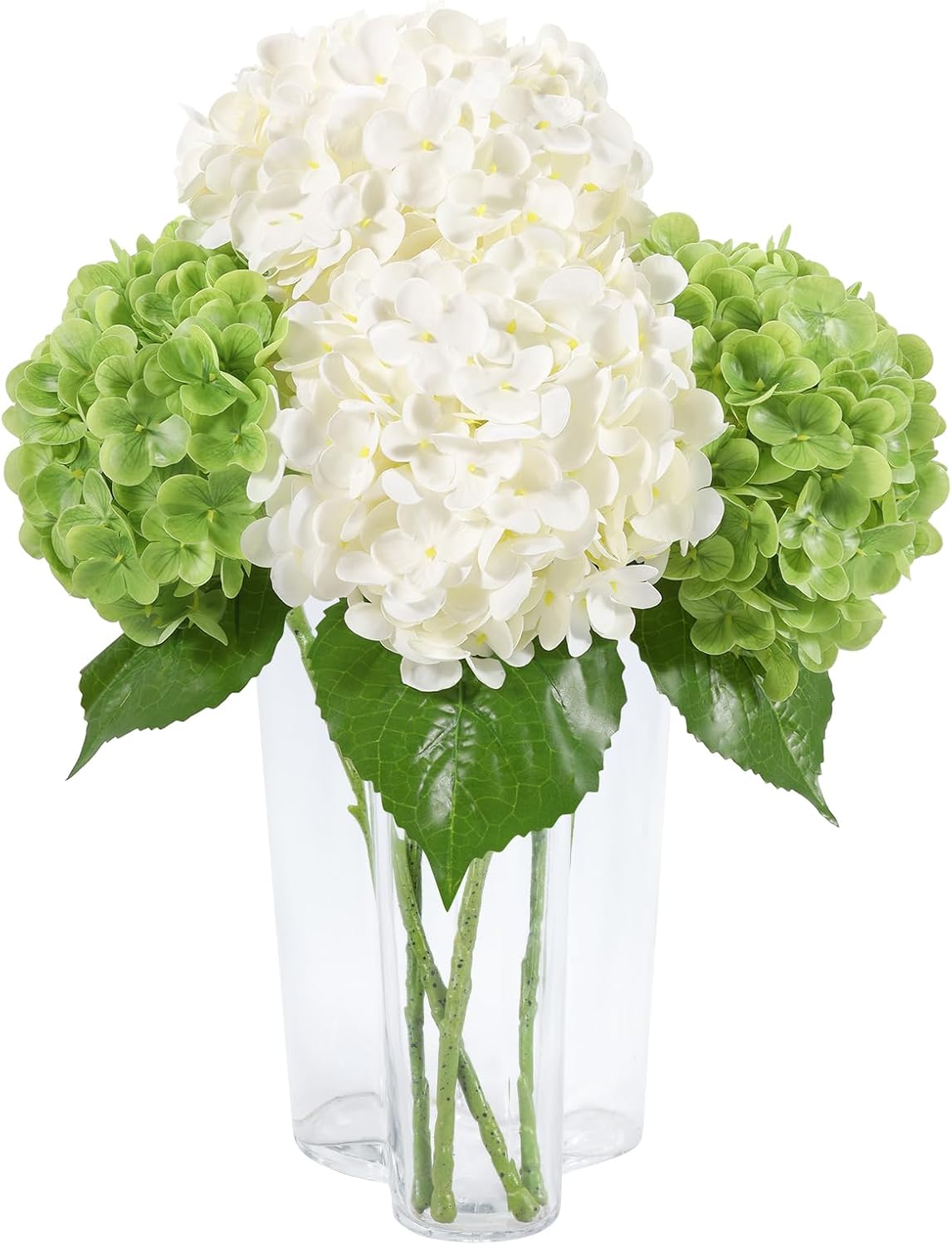 Blue Artificial Flowers — 4pcs