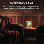 Cordless Metal Table Lamp — 7" - View 7