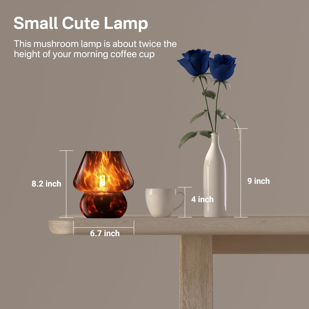 Mid-Century Beige Bedside Lamp - View 5