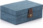 Linen Blue Storage Basket - View 8