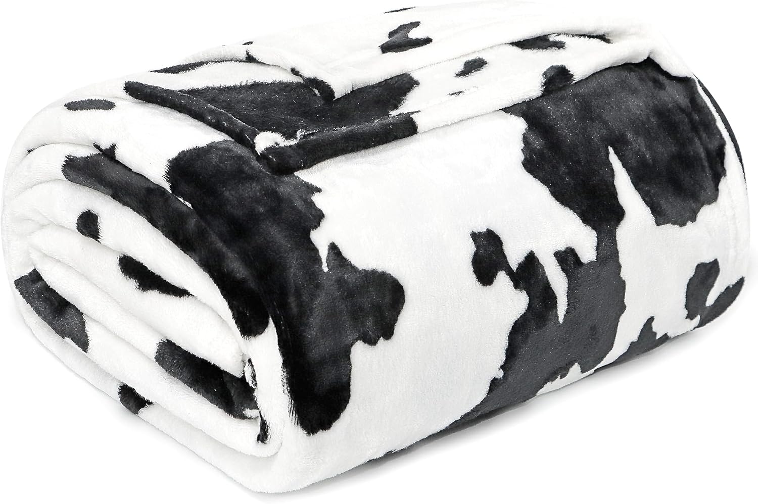 Black Throw Pillow — 80" — Cowthrowblanket-black