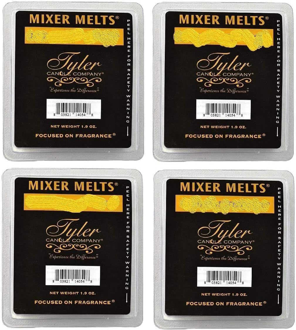 Wax Candle — Set of 14 — Sample 4 scents (4 melts, 1.9 oz each)
