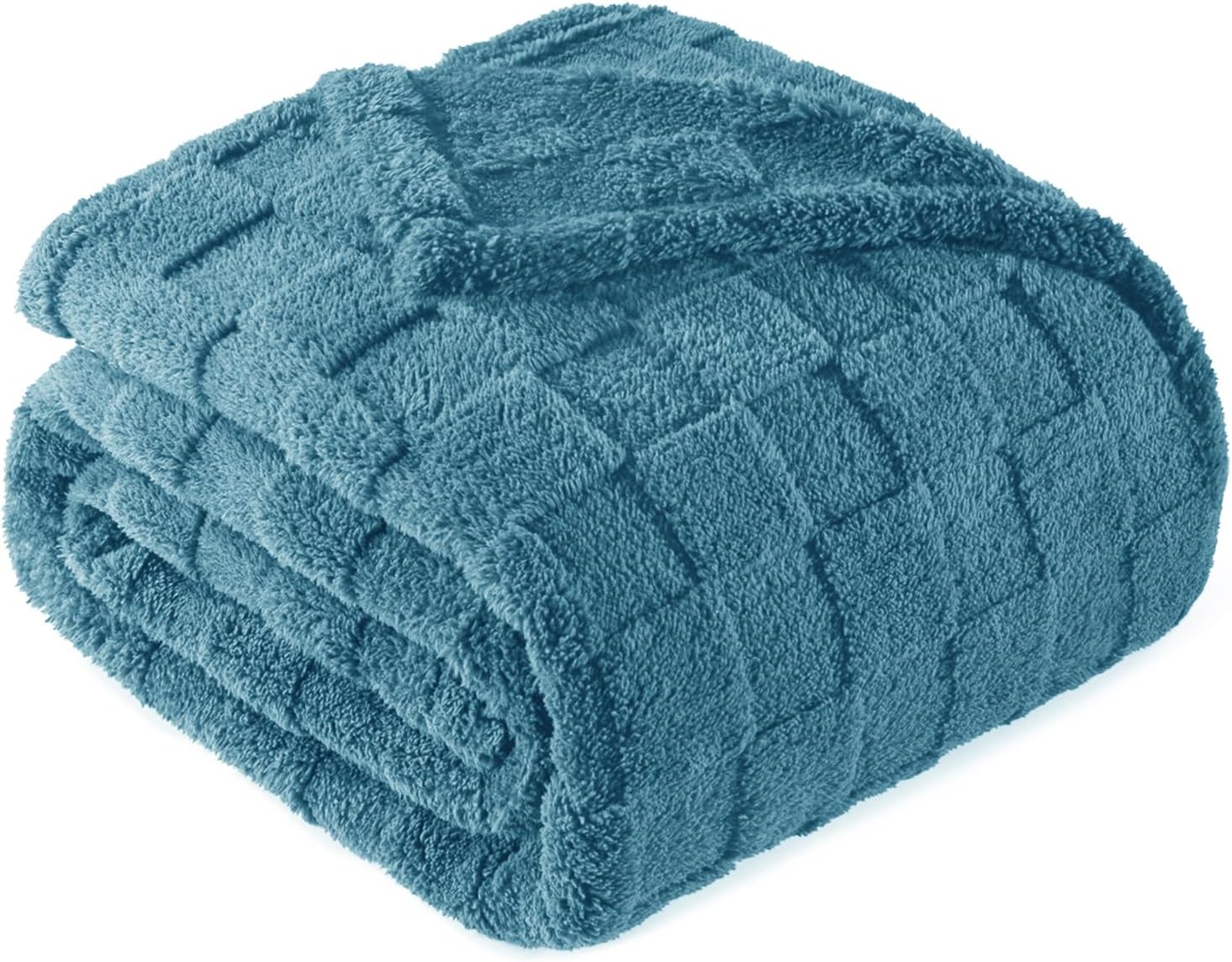 Black Throw Pillow — 50" — Slate Blue