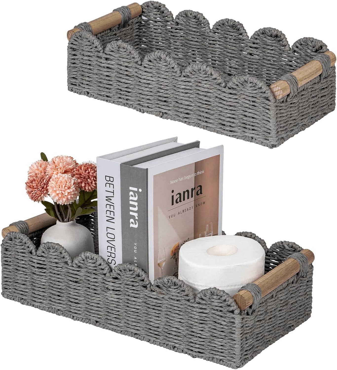 Beige Basket — Grey