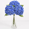Blue Artificial Flowers — 21" — Dark Blue