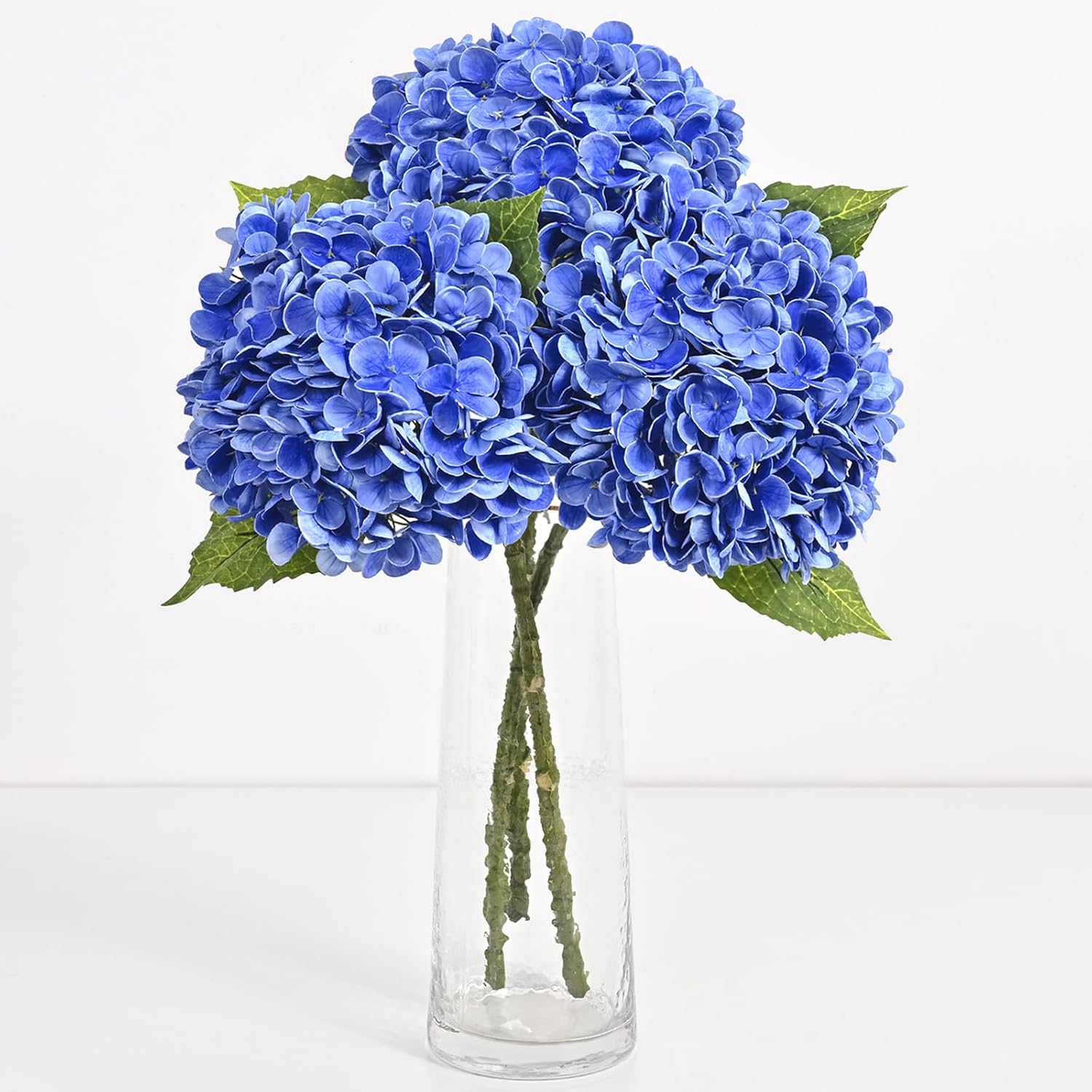 Blue Artificial Flowers — 21" — Dark Blue