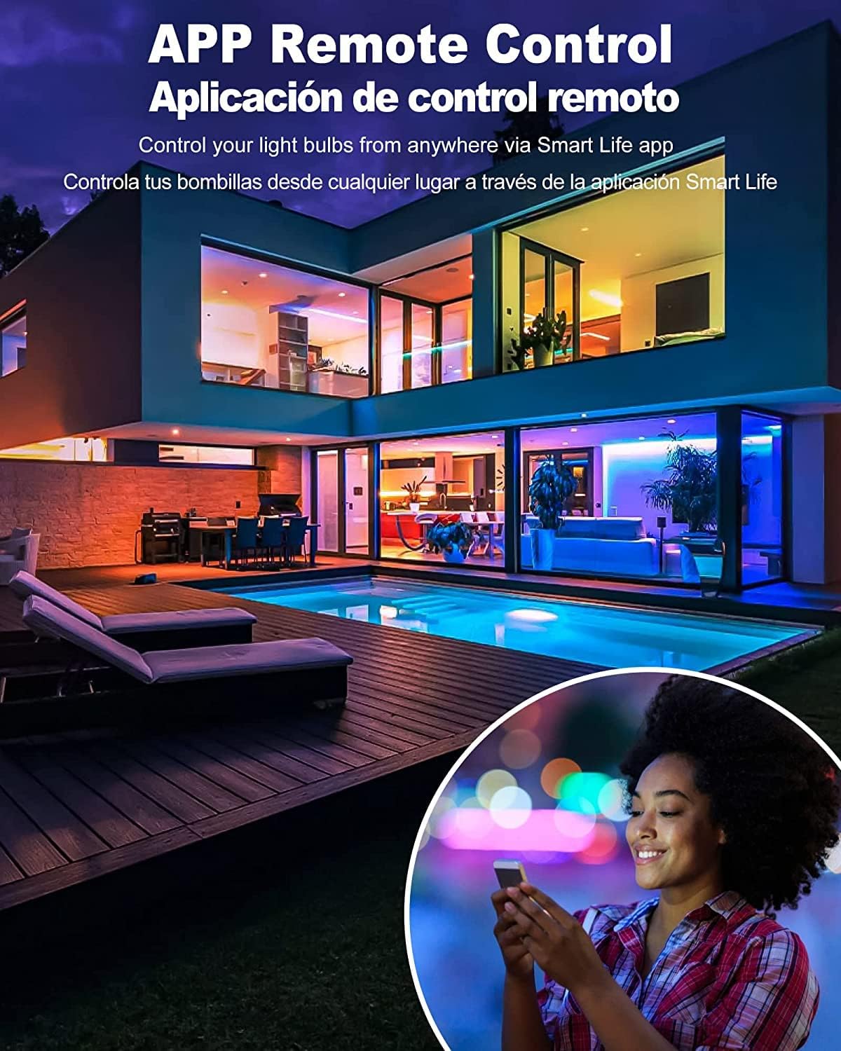 WiFi Metal Smart Light Bulb - View 3