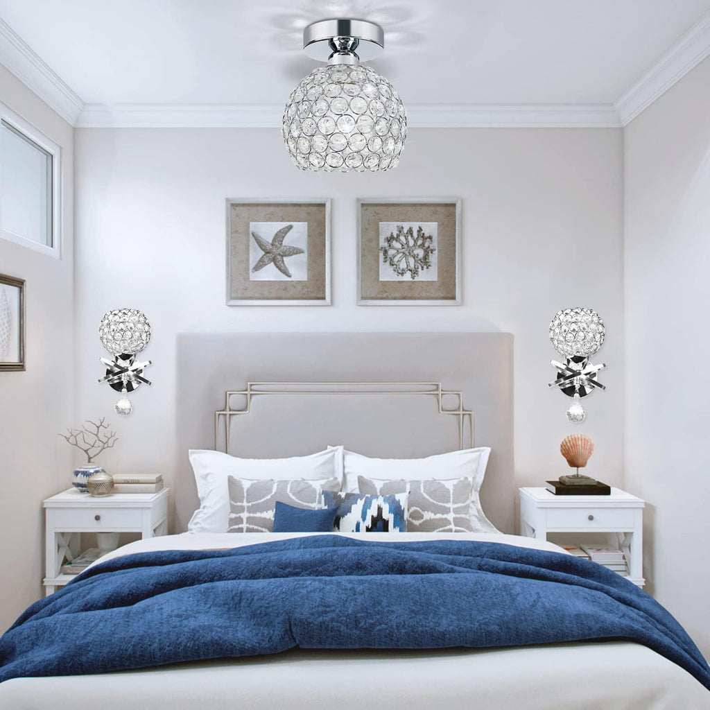 Luxe Black Chandelier — 7.7" - View 5