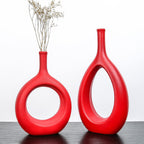 Modern Ceramic Decorative Vase — Set of 2 - View 7