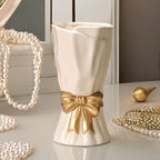 Boho Beige Flower Vase — 3"