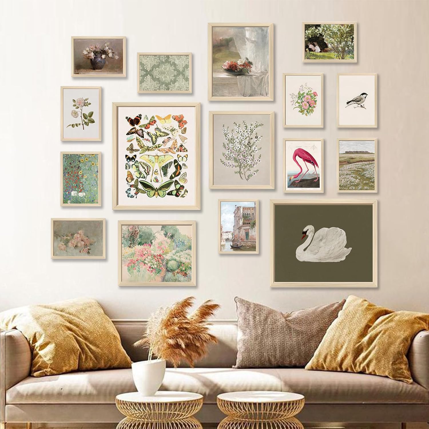 Unframed Farmhouse Fabric Canvas Wall Art - View 5