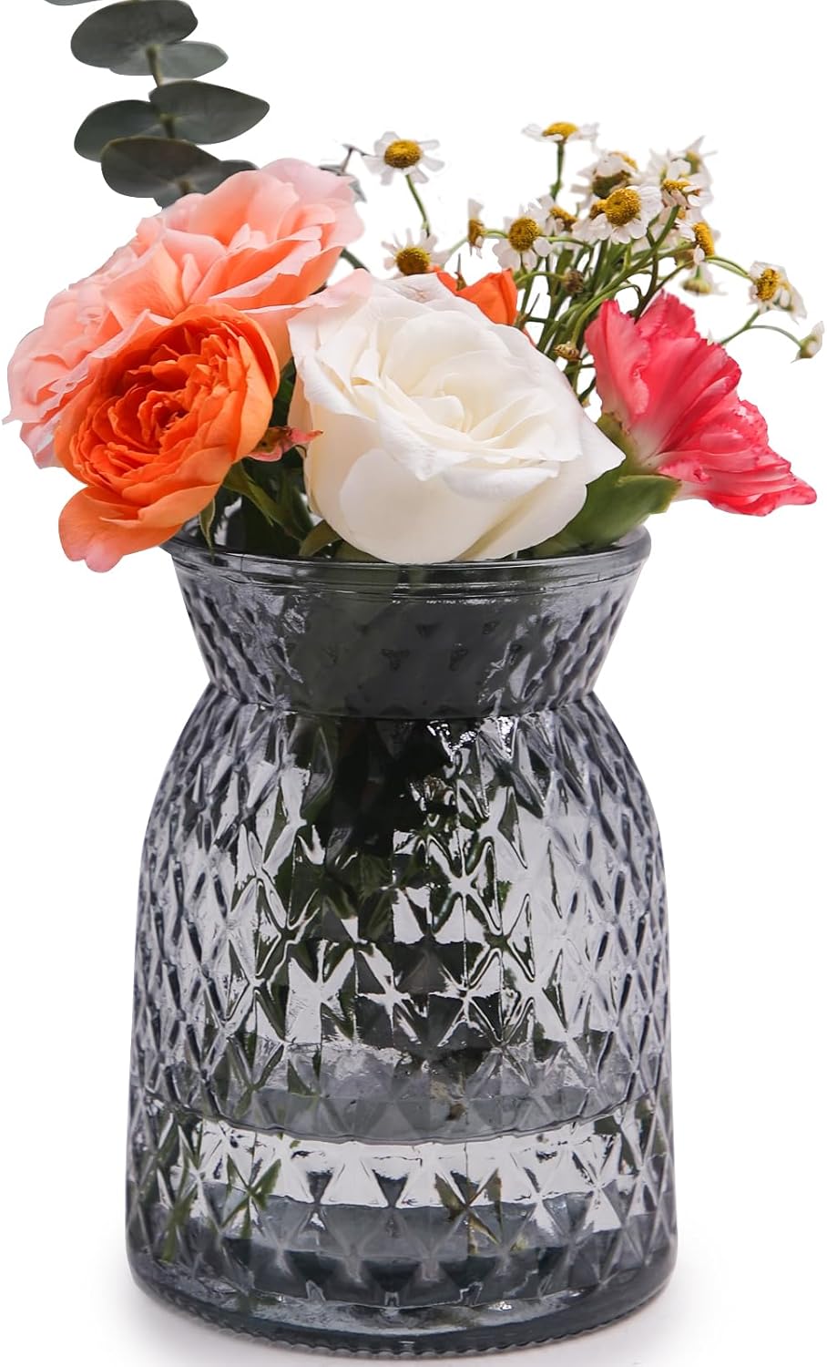 Modern Black Flower Vase — Grey-2