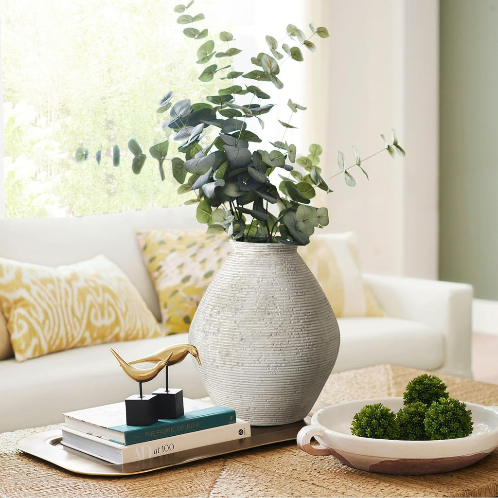 Farmhouse Beige Flower Vase - View 4