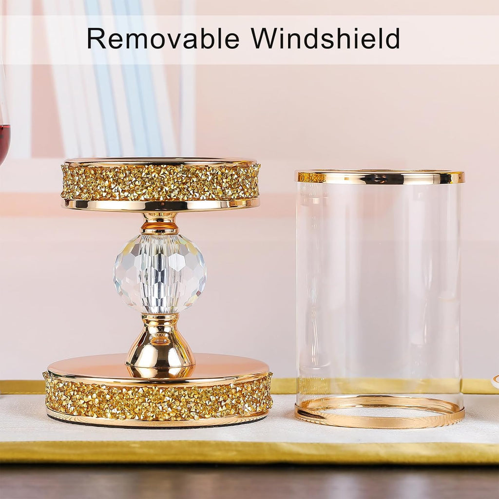 Luxe Glass Pillar Candle - View 7