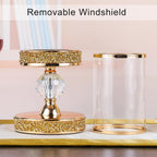 Luxe Glass Pillar Candle - View 7