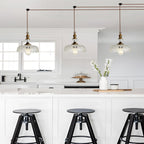 Adjustable Farmhouse Black Chandelier - View 7
