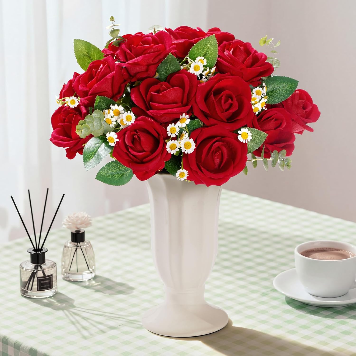 Red Artificial Plant - View 6