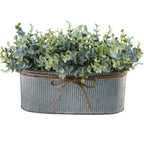 Oval Farmhouse Metal Artificial Plant