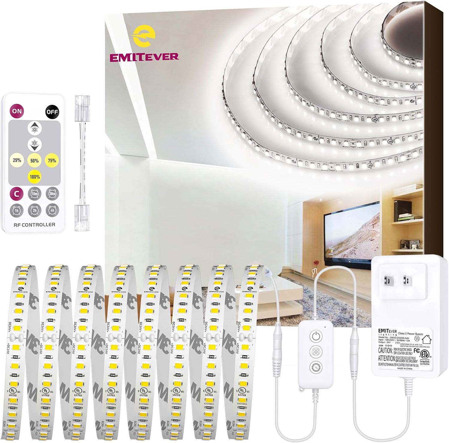 Metal LED Strip Lights — 5000K KIT
