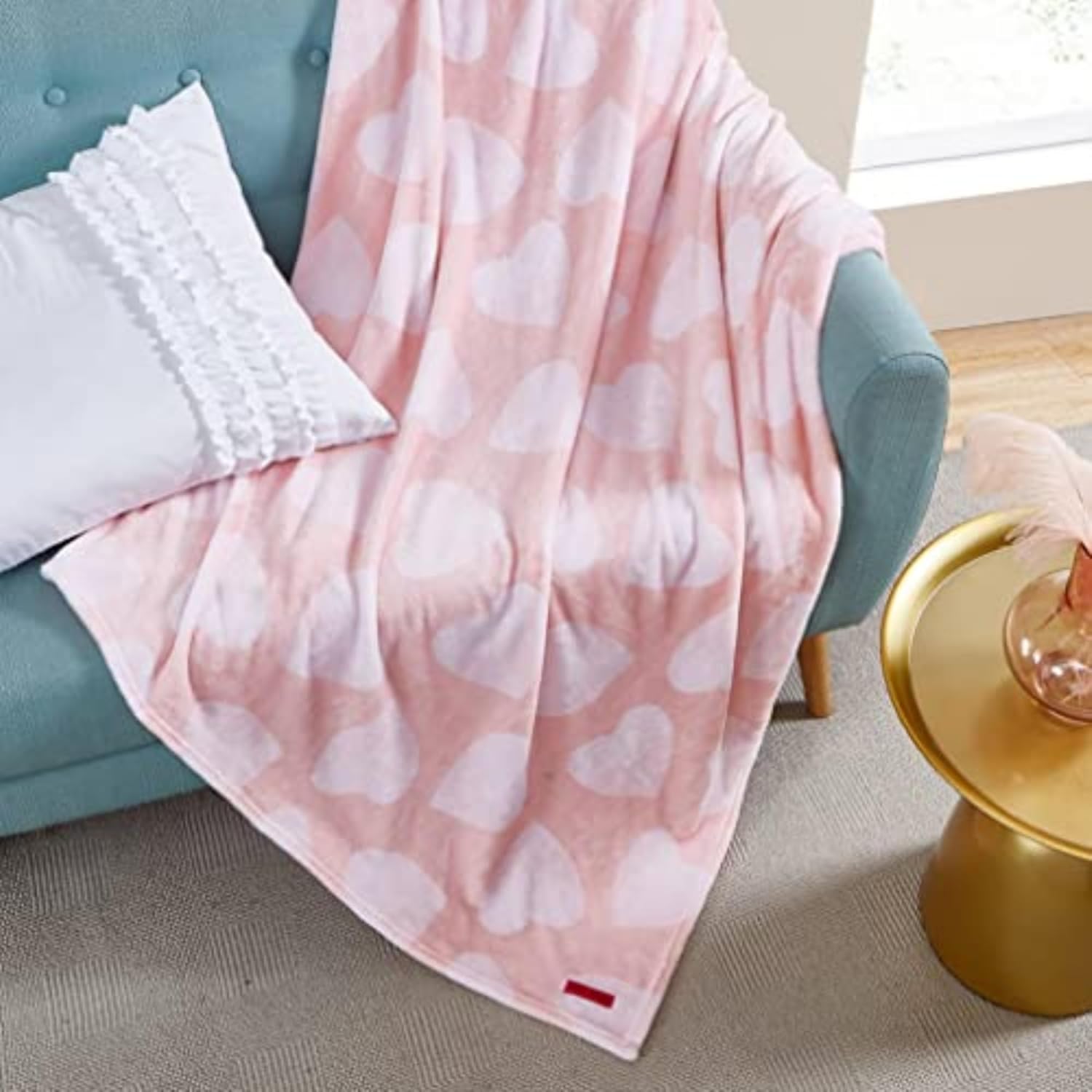 Oversized Beige Throw Pillow — 50" — 50" x 70"