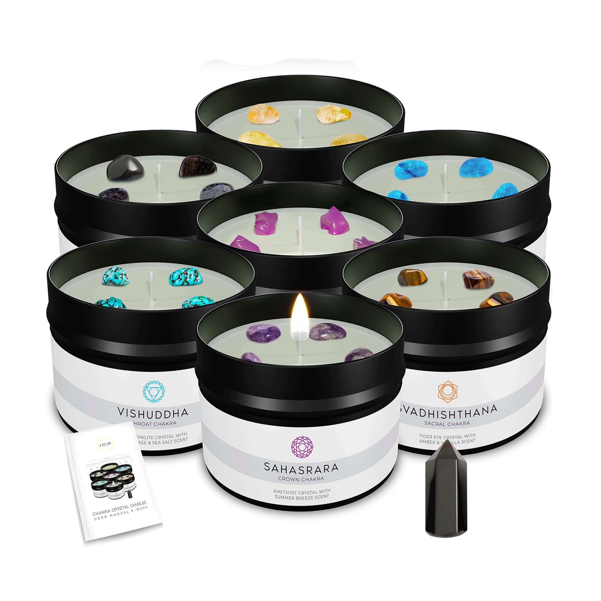 Luxe Glass Scented Candle