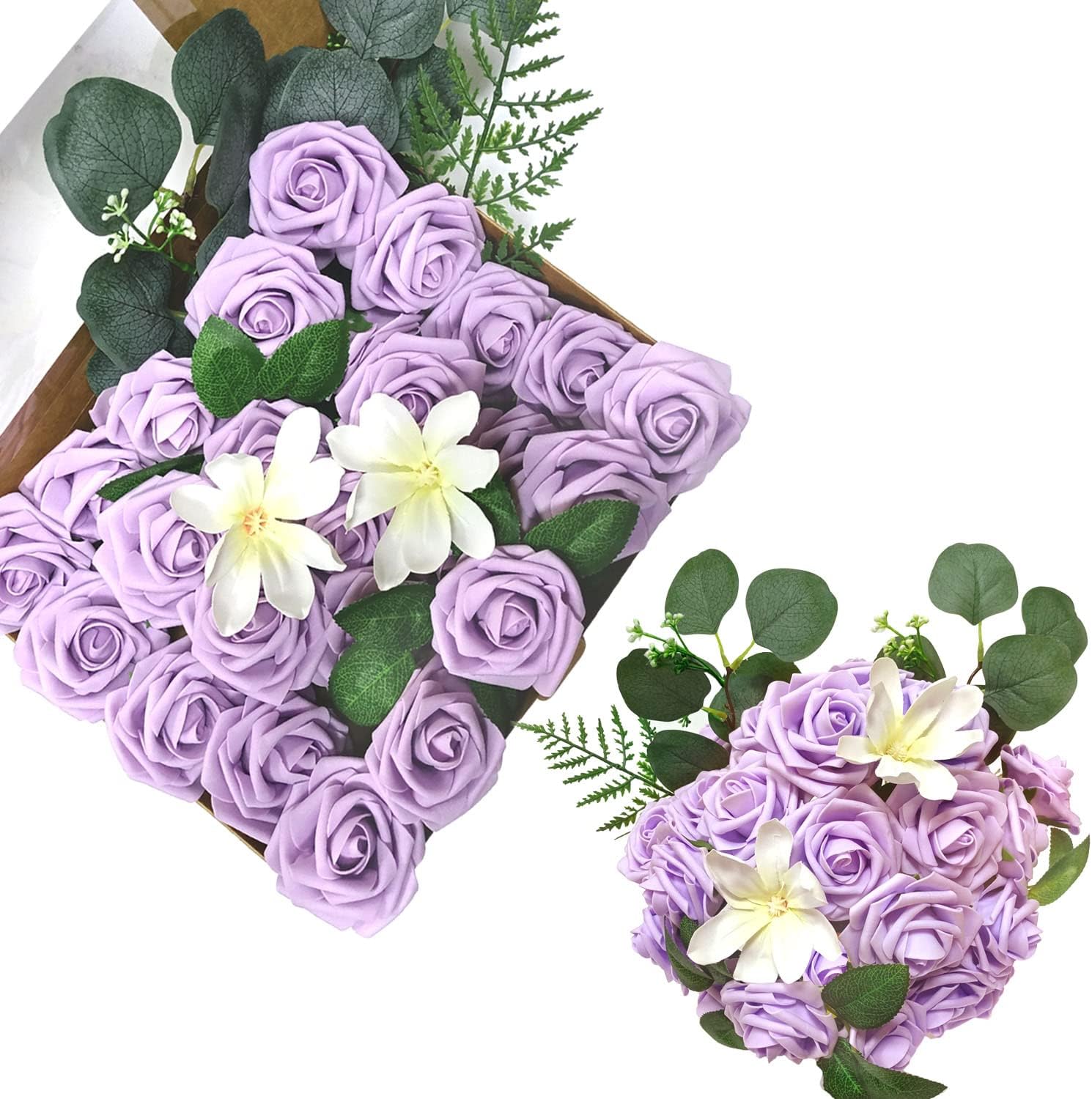 Brown Artificial Flowers — Lilac