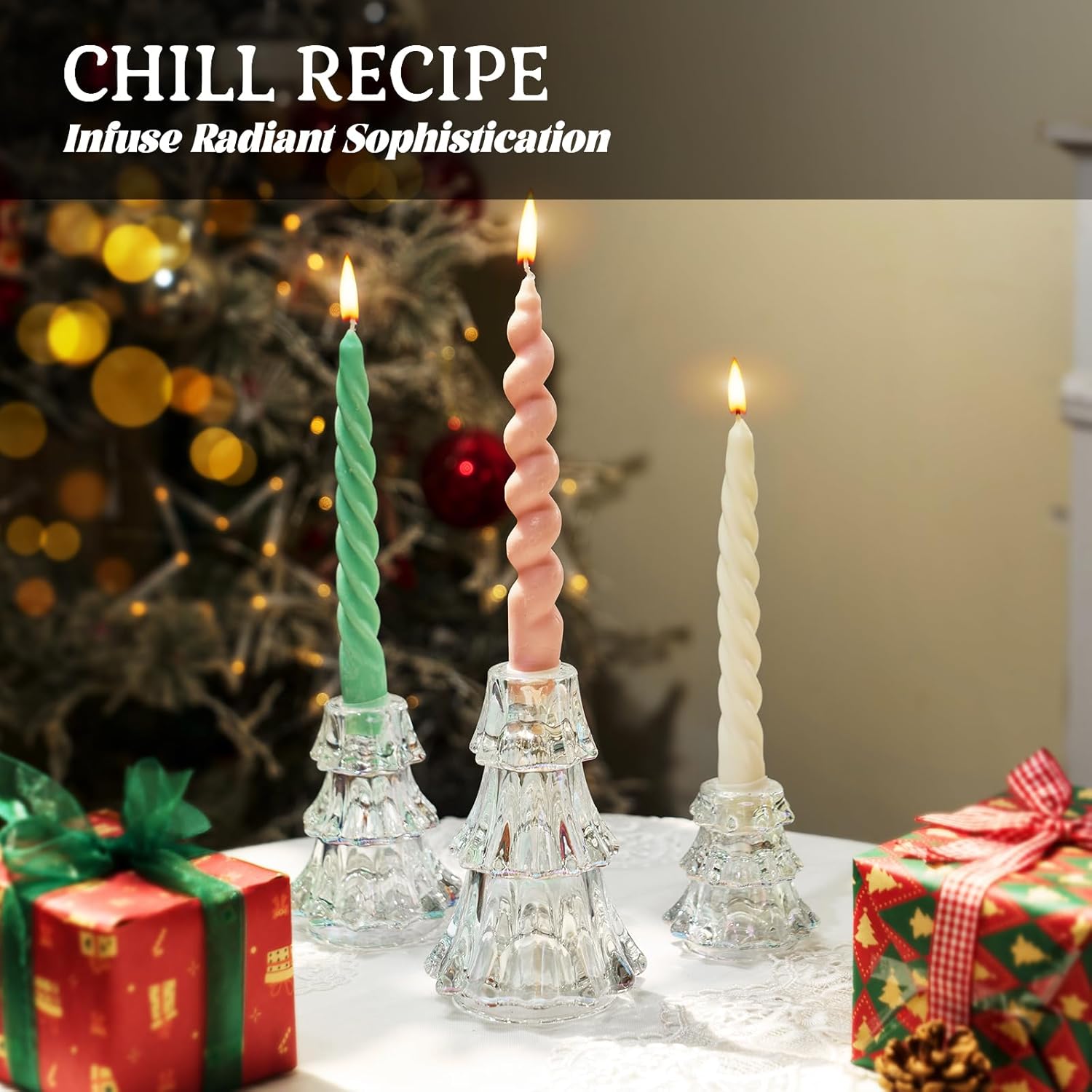Green Candle — 3" - View 7