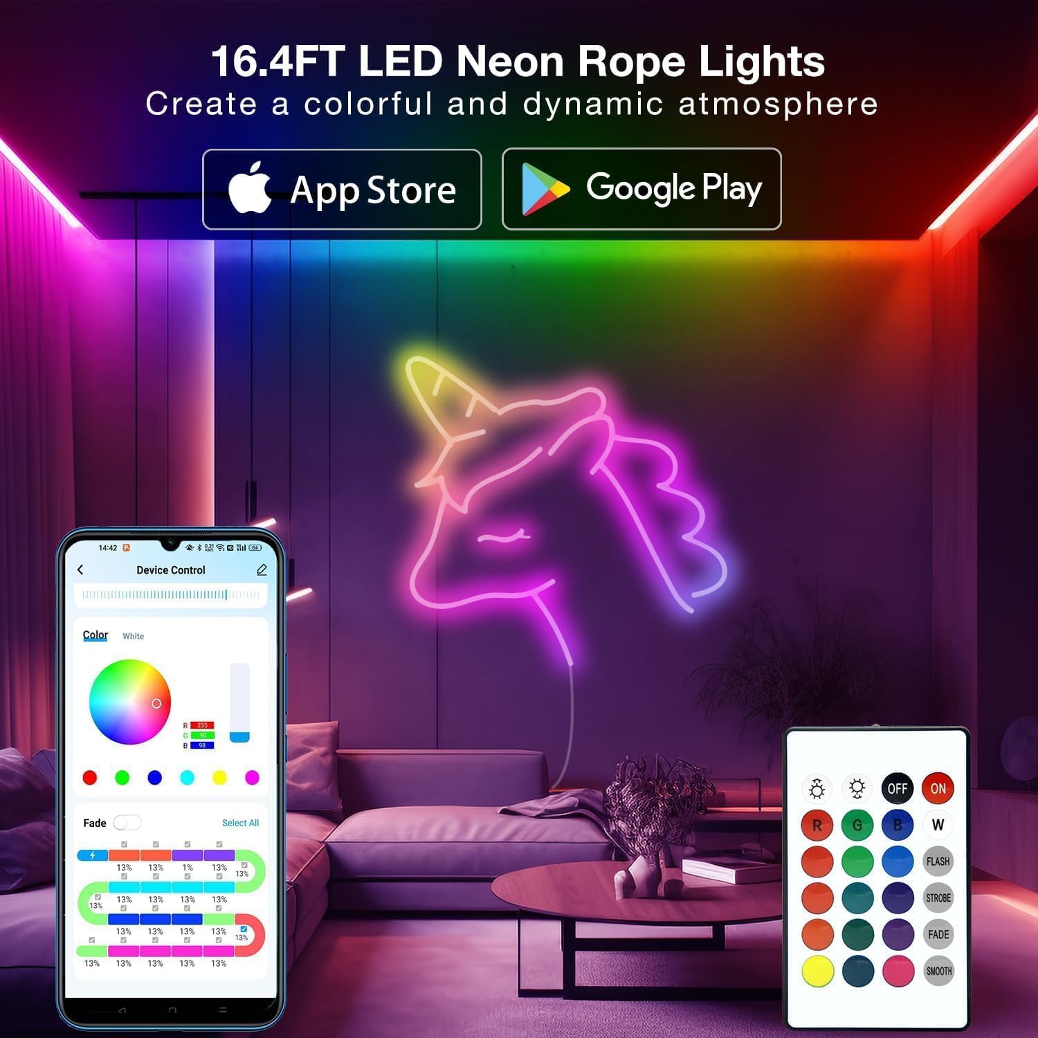 RGB Metal LED Strip Light - View 3
