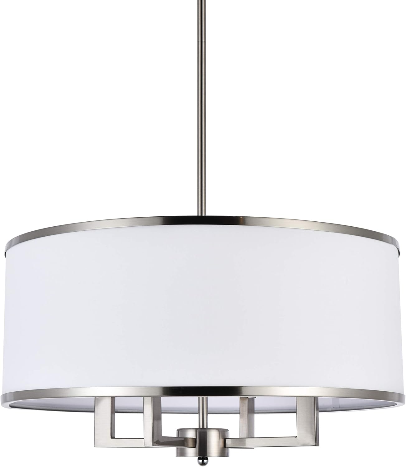 Metal Chandelier — 4-Light - View 9