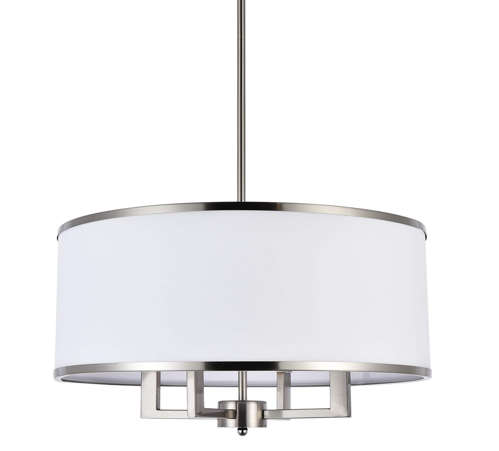 Metal Chandelier — 4-Light