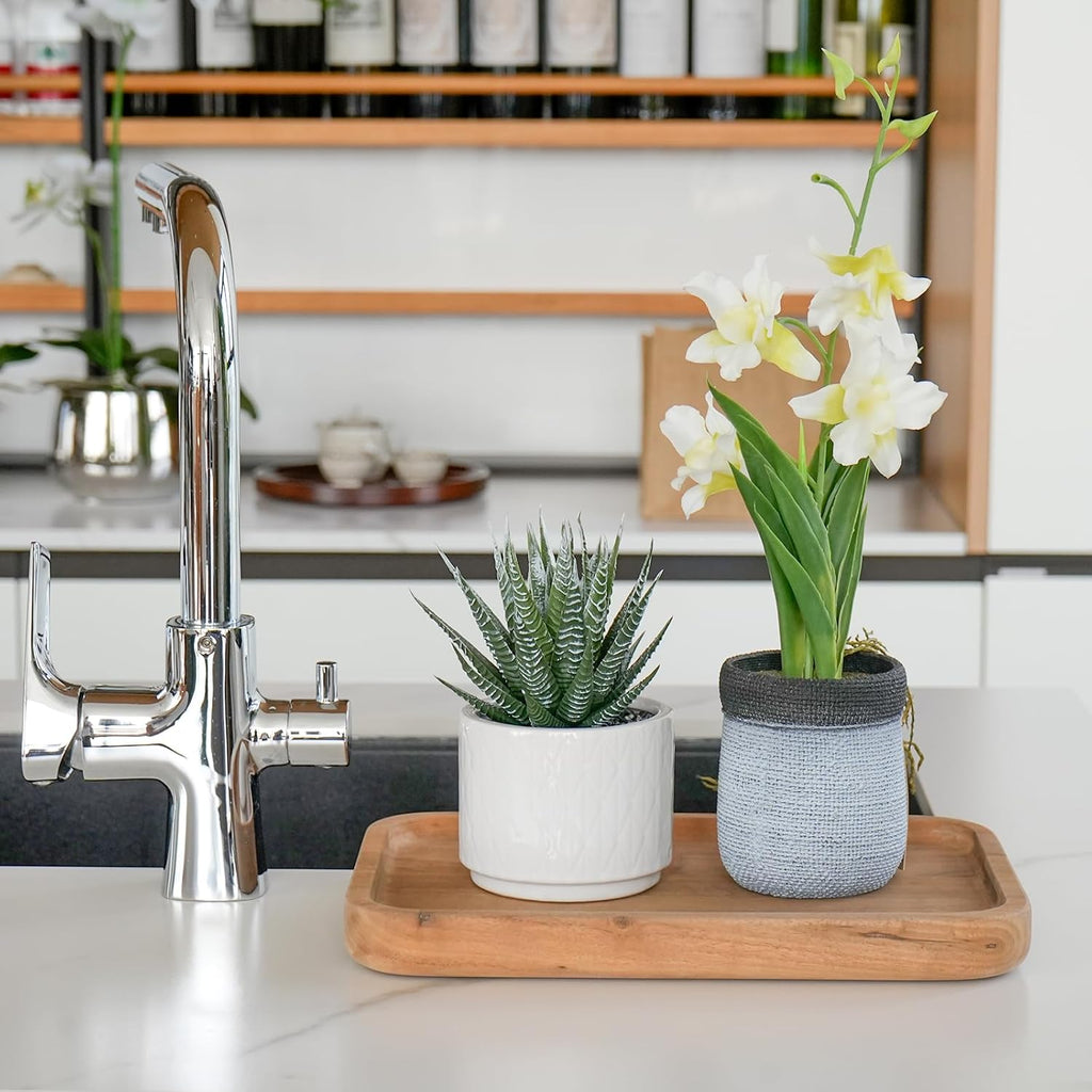 Beige Faux Plant — 6.7" - View 8